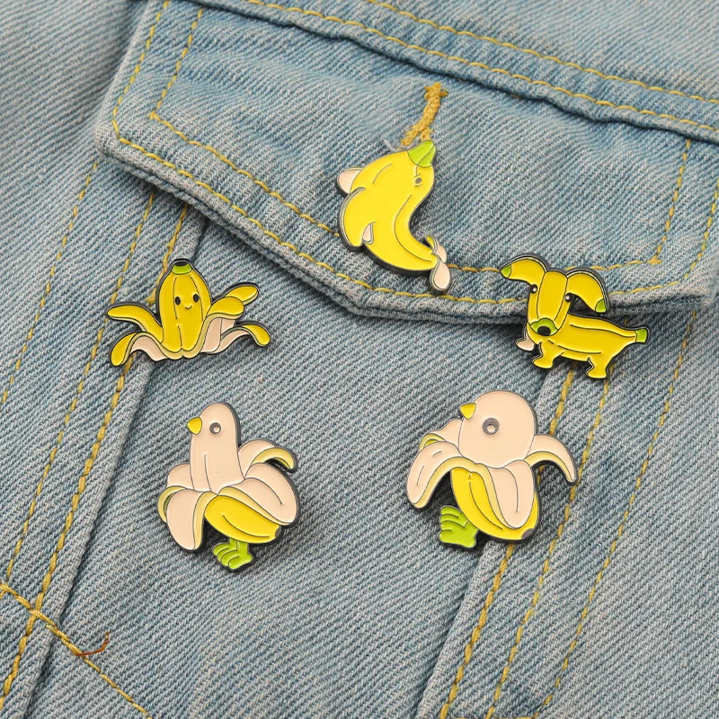 Виноград банан клубника масло яблока оранжевый ананас аксессуары булавки для