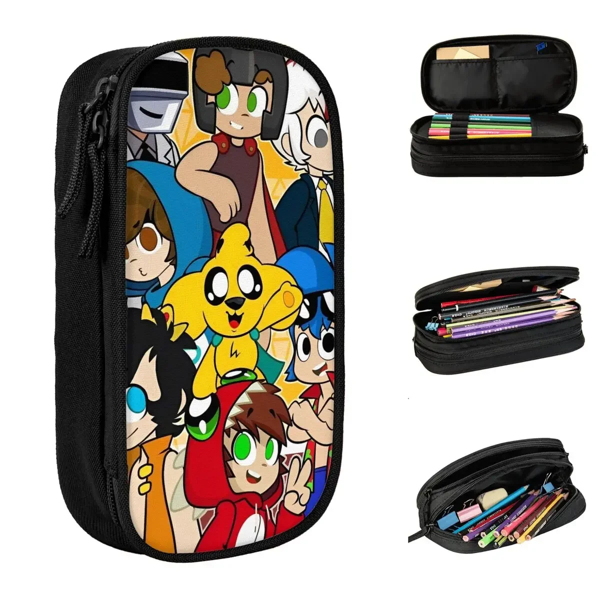 Пеналы из мультфильма mikecrack сумка для ручек студентов вместительная офисная