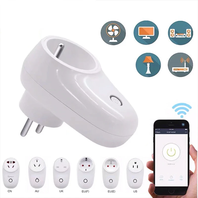 

Смарт-розетка S26R2 с поддержкой Wi-Fi, 10 А