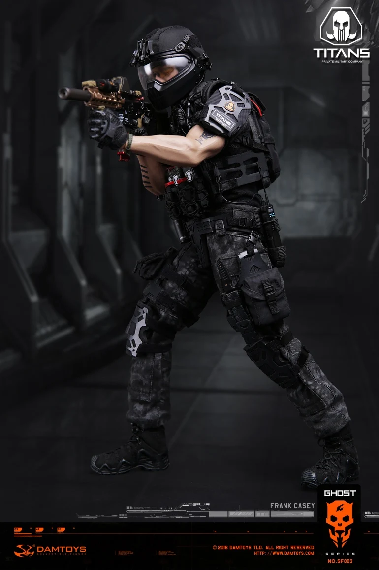 Плотина игрушки SF002 призрак серия-Титаны PMC-Франк Кейси 1/6 фигура Лучшая цена |