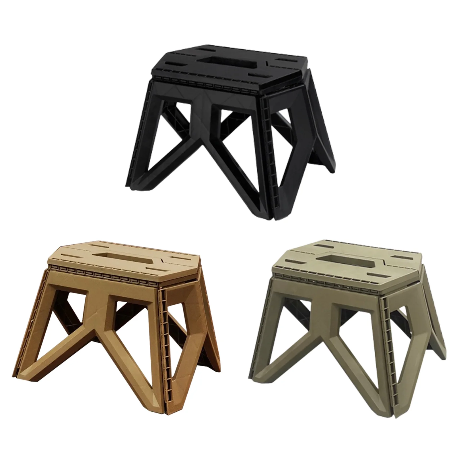 

Camping Portable Folding Stool High Load-bearing Handle Design Durable Mini Chair Fishing Stool Square Stool Maza Outdoor Stool