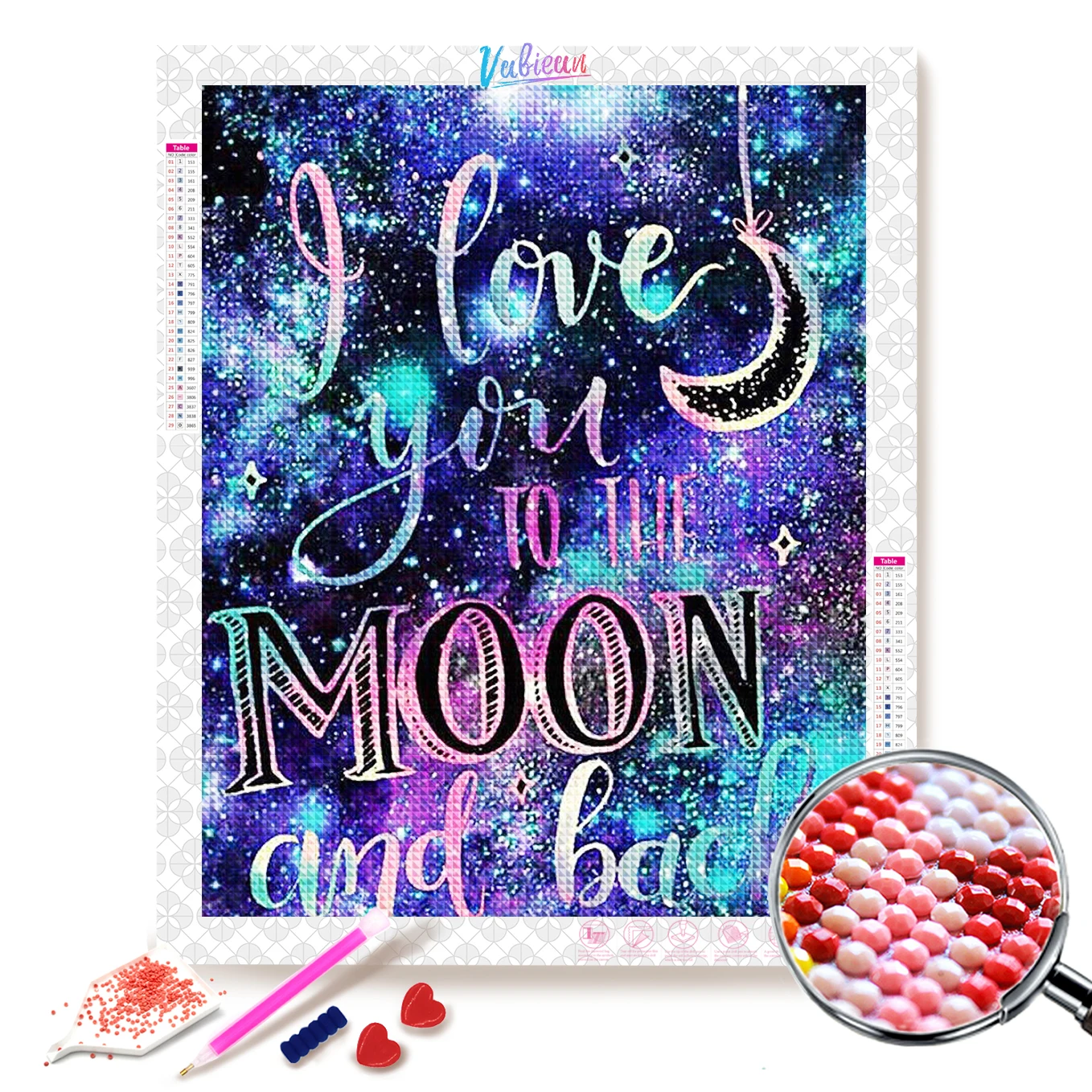 

5D DIYOil painting Night Sky Diamond Painting Cross Stitch Diamond Embroidery Picture of Rhinestones Home Decor