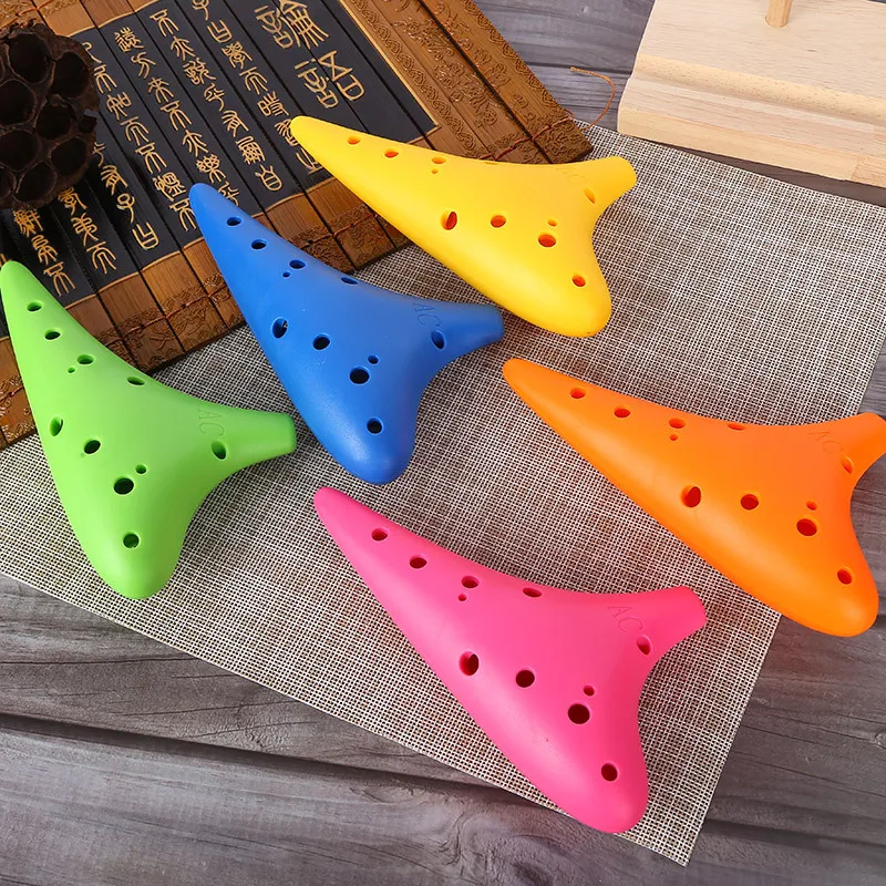 

Spot Supply Of 12 Hole Resin Plastic Ac Tuning Ceramic Flute And Blowing Instruments For Beginner'S And Beginner'S Teaching, Pla