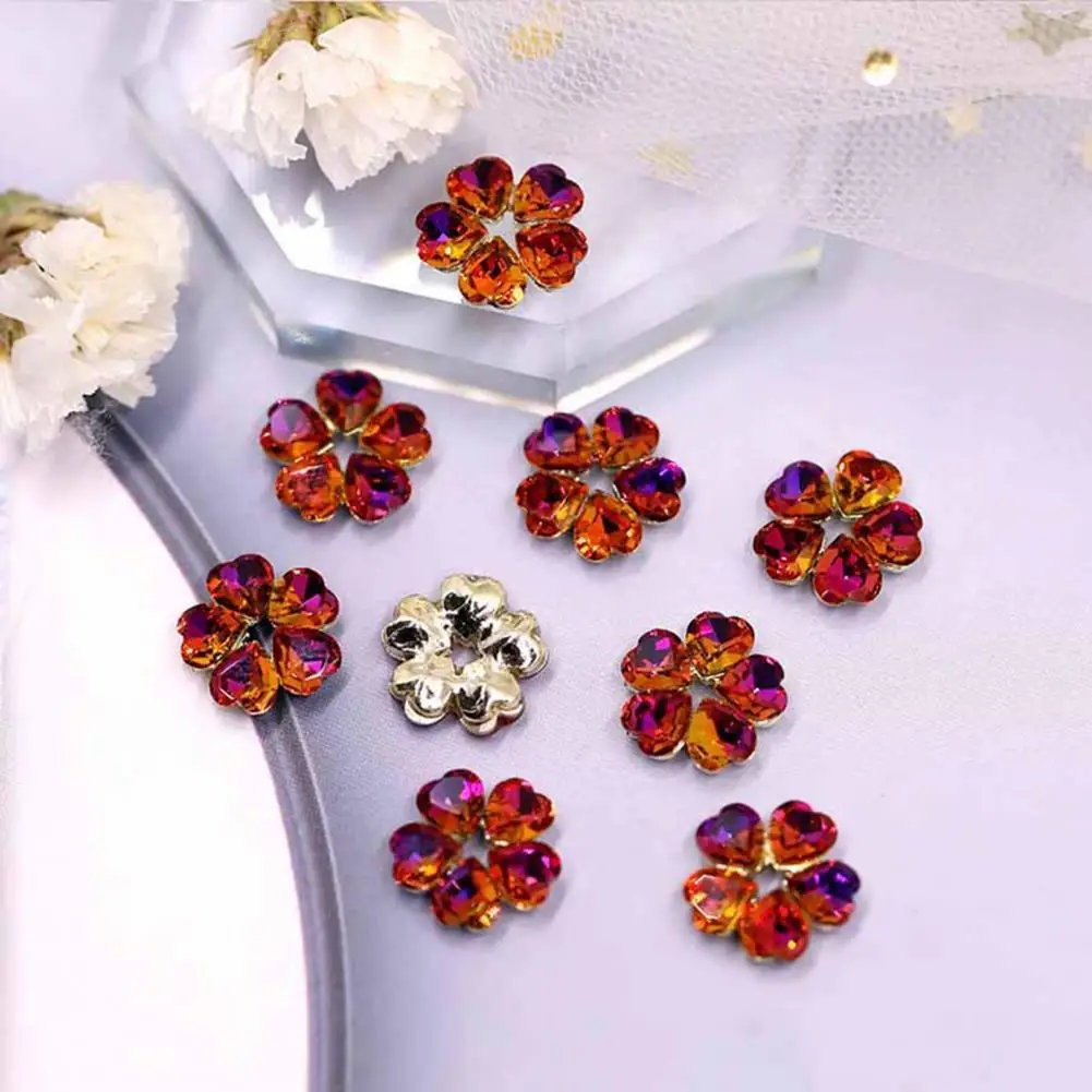 

Изысканное украшение для ногтей, супер блестящие полимерные украшения для дизайна ногтей, украшения Стразы для ногтей, цветочные украшения