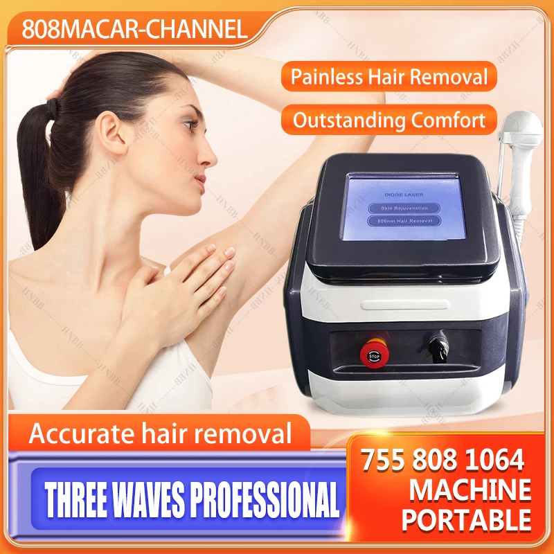 

1200W 808Nm 755 1064nm Diode Laser Device Hair Removal machine Alexandrite Laser for best hair removal effect