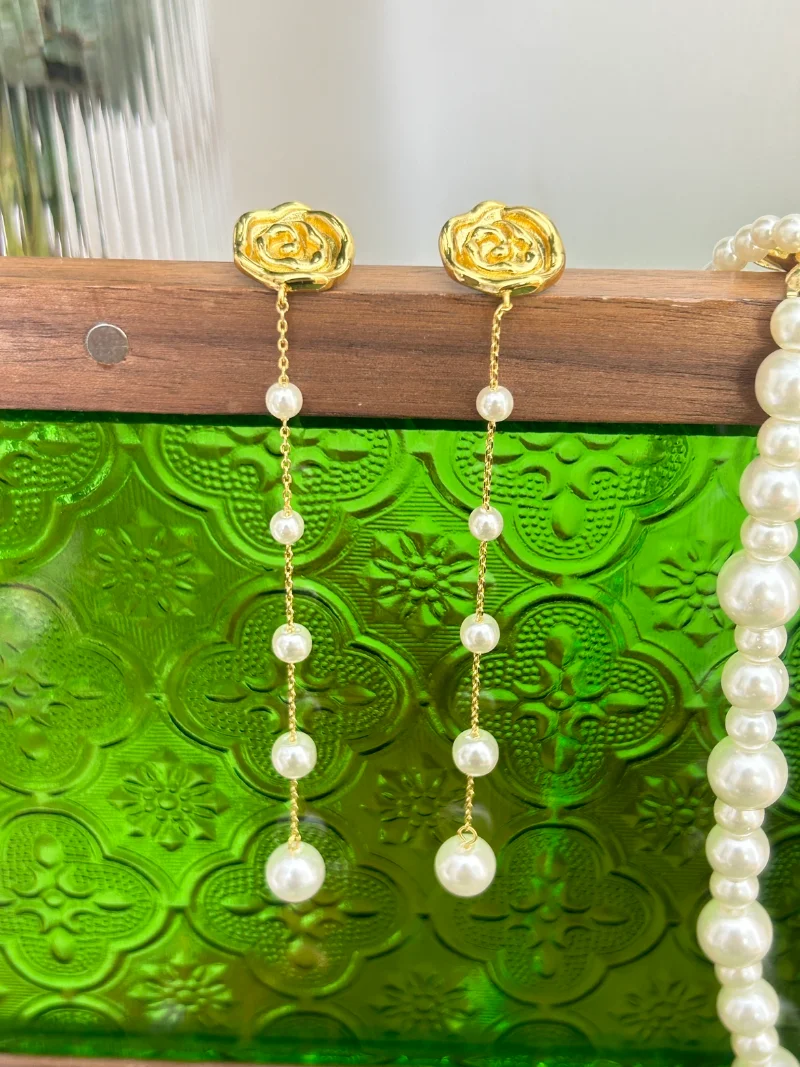 

Женские серьги-подвески с искусственным жемчугом, в вечерние ле Ins