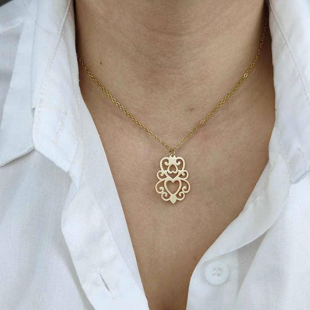 Женское Ожерелье из нержавеющей стали милая бижутерия с животными