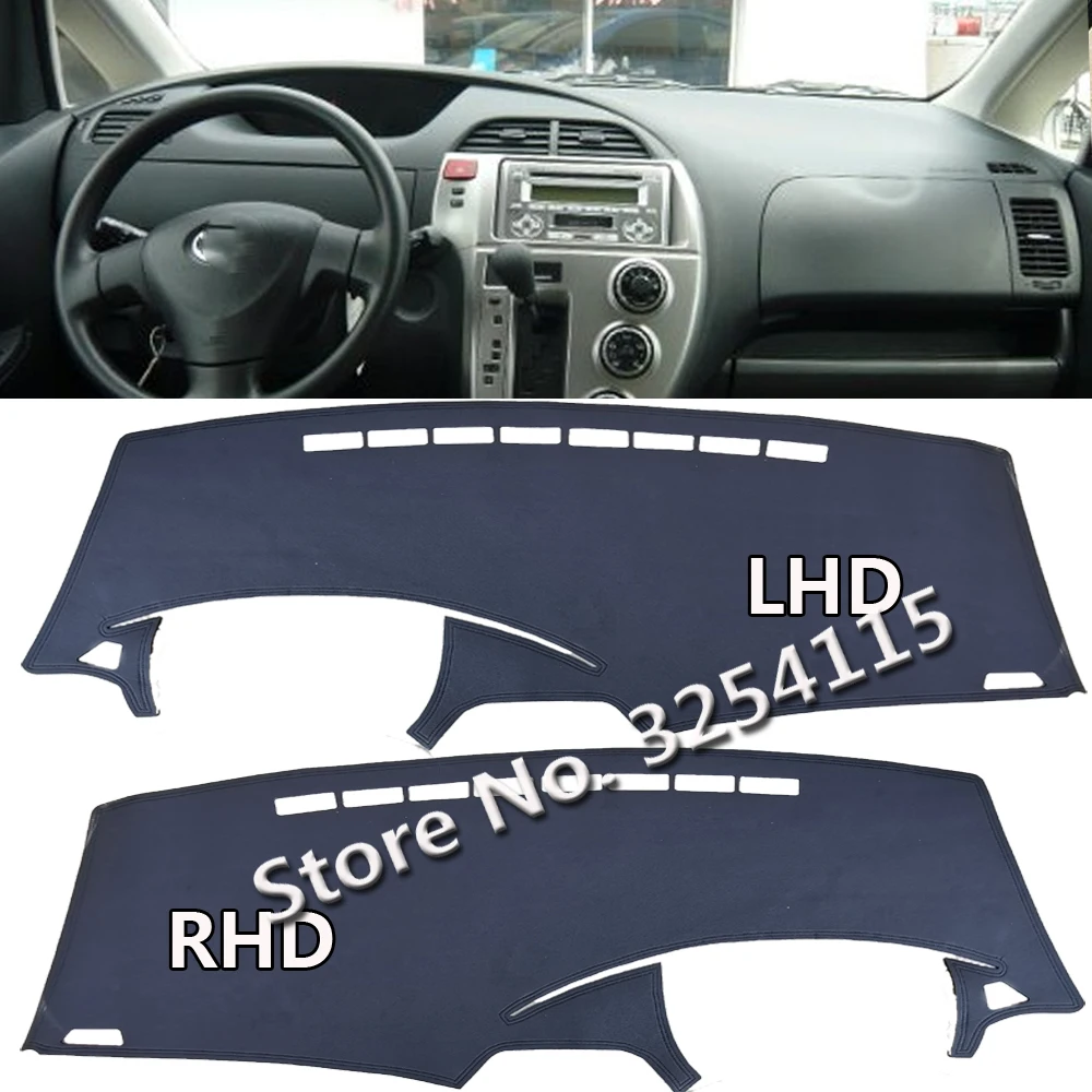 

Pu Leather Dashmat Suede Dashboard Cover Pad Dash Mat Carpet Car Styling for Toyota Ractis Ncp100 Scp100 P10 Ncp105 2005-2010