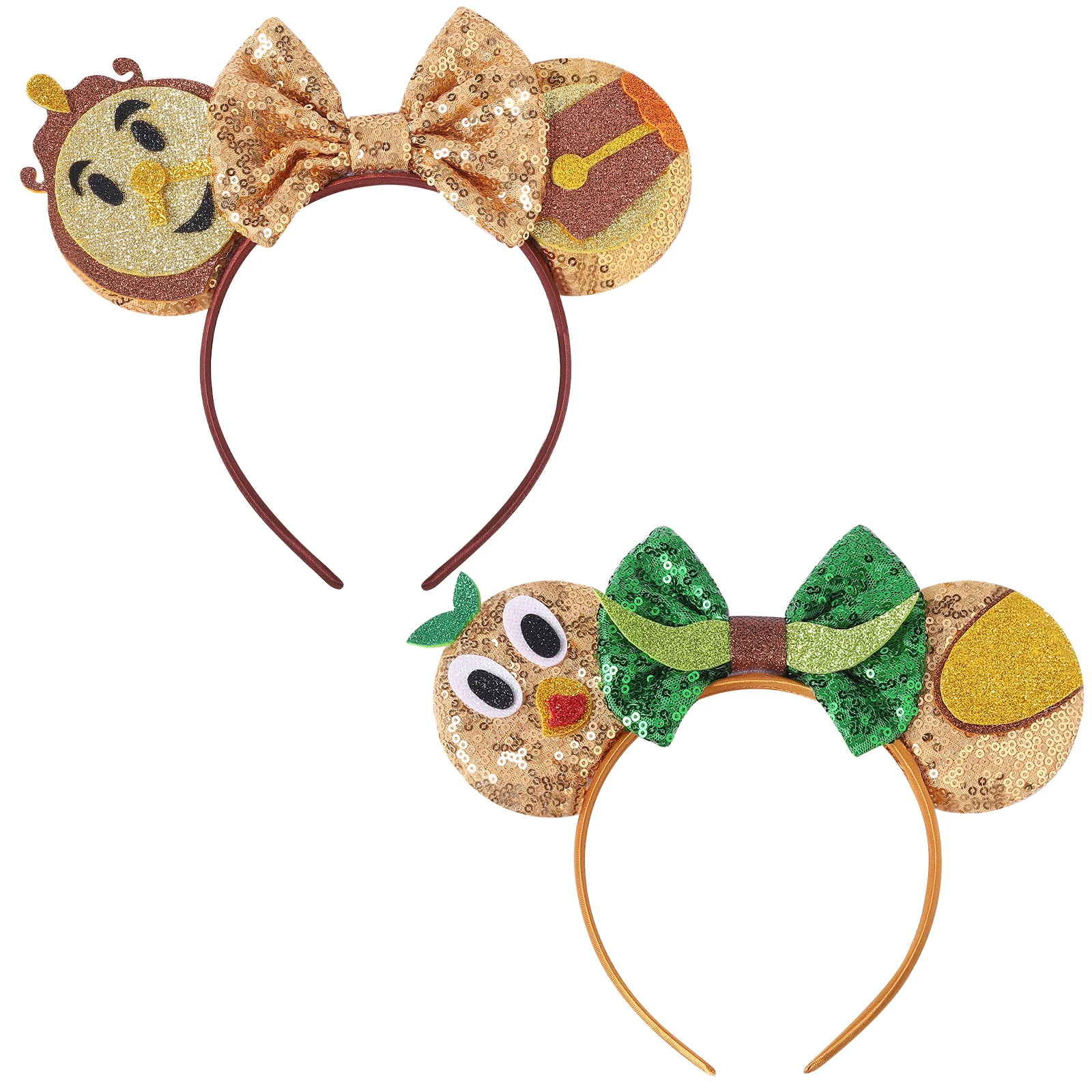 

Женская повязка на голову ручной работы с мультяшными животными, 2022