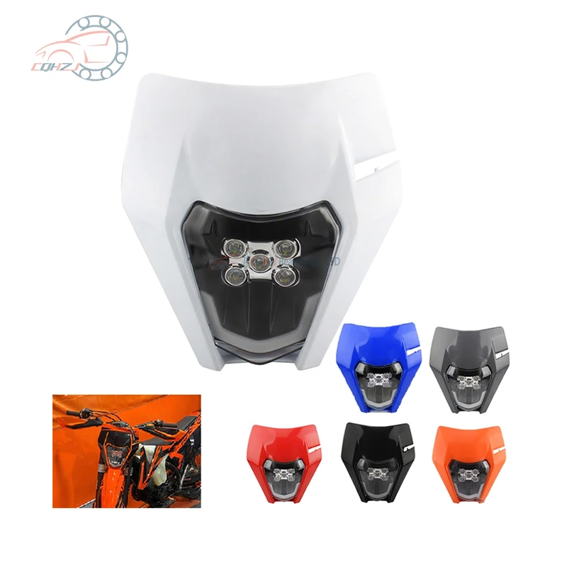 Фото Пластина фары мотоцикла, светодиодная фара для KTM EXC XC SX SXF MX 125-500 2018-2023, обтекатель для мотоцикла, эндуро, мотокросса №1