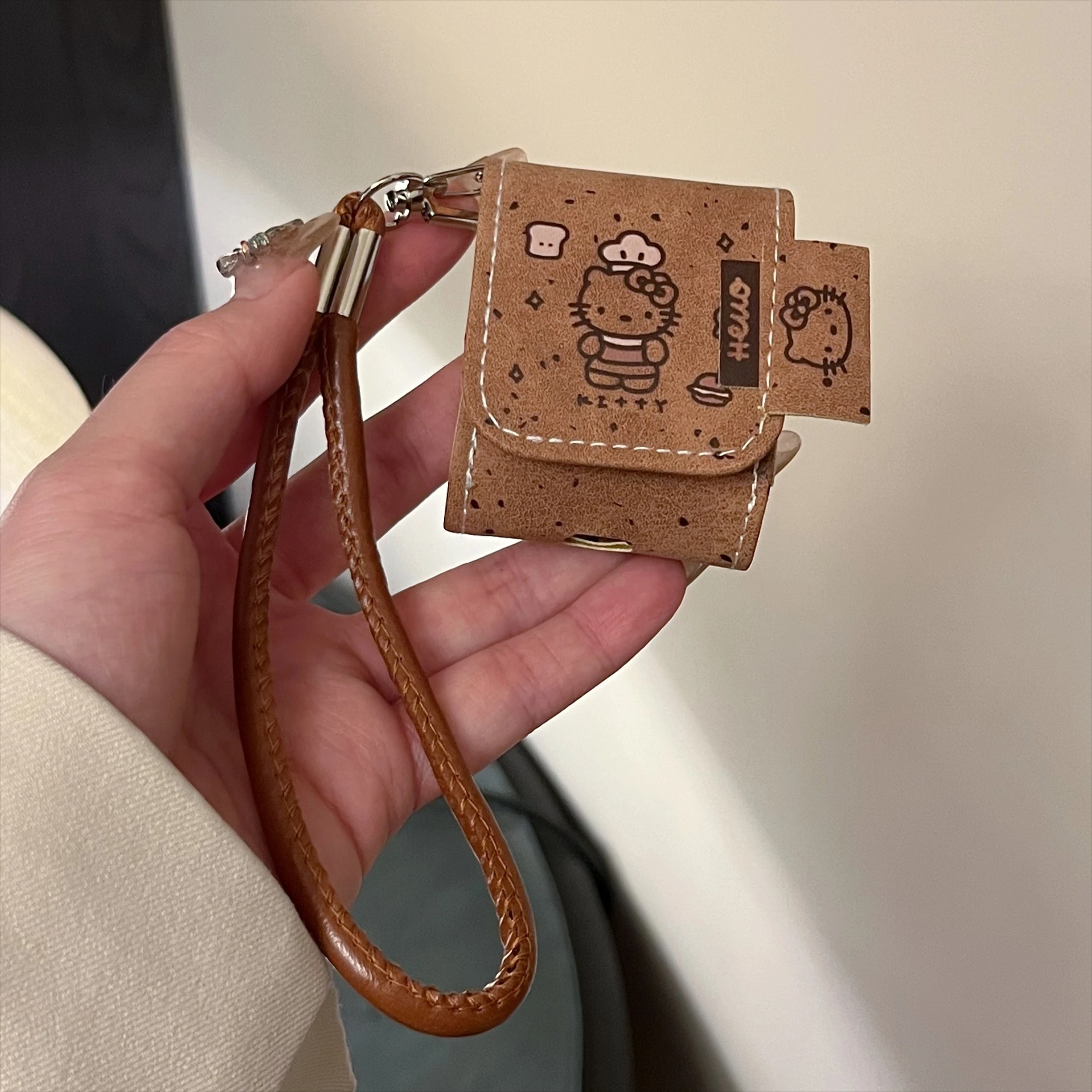 Защитный чехол для беспроводной гарнитуры Hello Kitty с милым рисунком