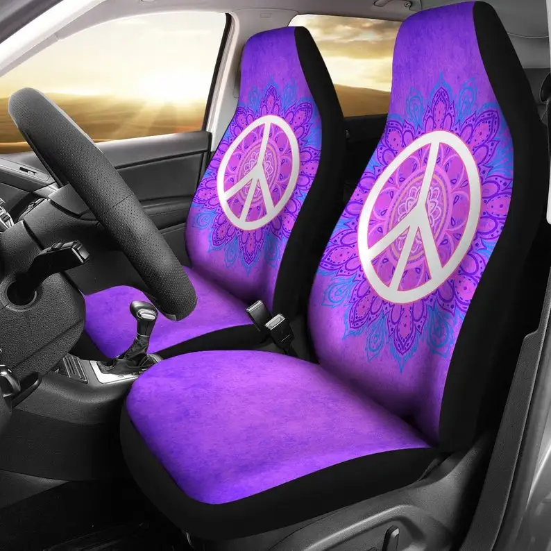 

Car Seat Cover, Peace Mandala, Car Accessories, Hippie Spiritual, Floral, Car Covers, Gift for Her, Seat Covers, Seat Covers