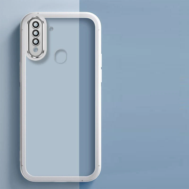 Фото Чехол для Realme 5, Realme 5i, Realme 5s, Realme 6i, Realme C3i, Narzo 10A: Роскошный мягкий бампер, прозрачная задняя крышка №4