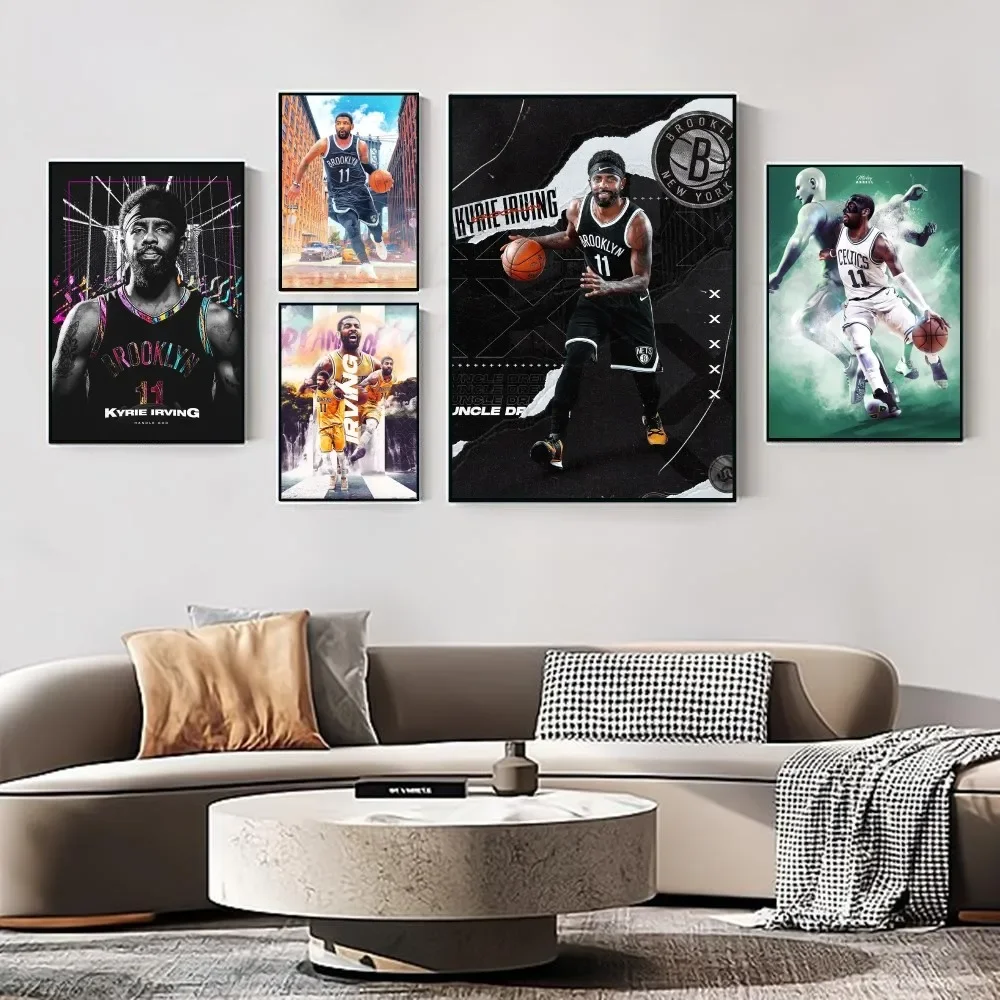 Современный стиль баскетболиста K-Kyrie-I-Irving плакат наклейка для дома гостиная