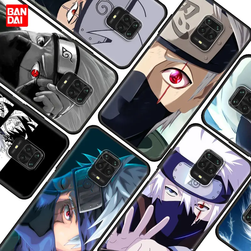 

Cover Case for Xiaomi Redmi Note 7 8 8T 9 9S 10 11 11T Pro 8Pro 10Pro 11ProPlus 4G 5G Armor Cell Soft Naruto Anime Kakashi