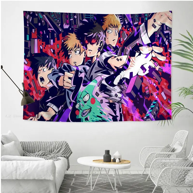 Настенный Гобелен из аниме Mob психоделия 100 для гостиной дома и общежития Decor