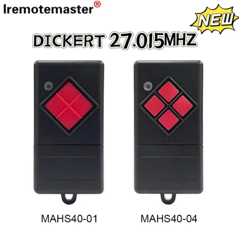 Для DICKERT 27 105 МГц Красный кнопочный пульт дистанционного управления для гаражной