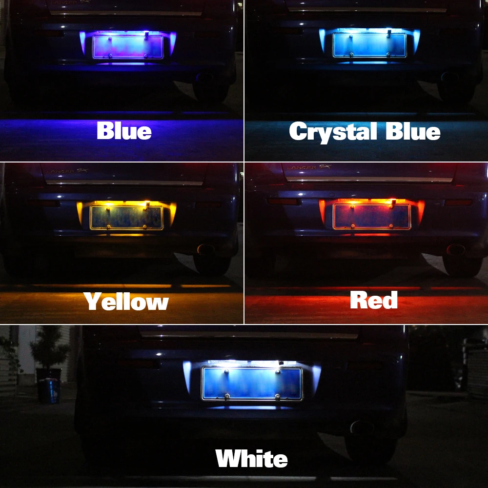 2 Светодиодных Фонаря Номерного Знака W5W T10 Canbus Для Subaru Legacy Forester Impreza Outback Tribeca BRZ WRX