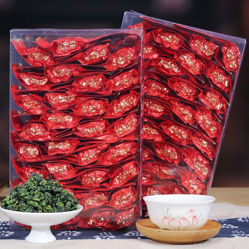 

Chinese Oolong Tea Anxi Ti guan Yin 250g Quality Tiguayin Tea 2022 Spring Green Tea For Pc Box Small Bag Packagin No Teapot