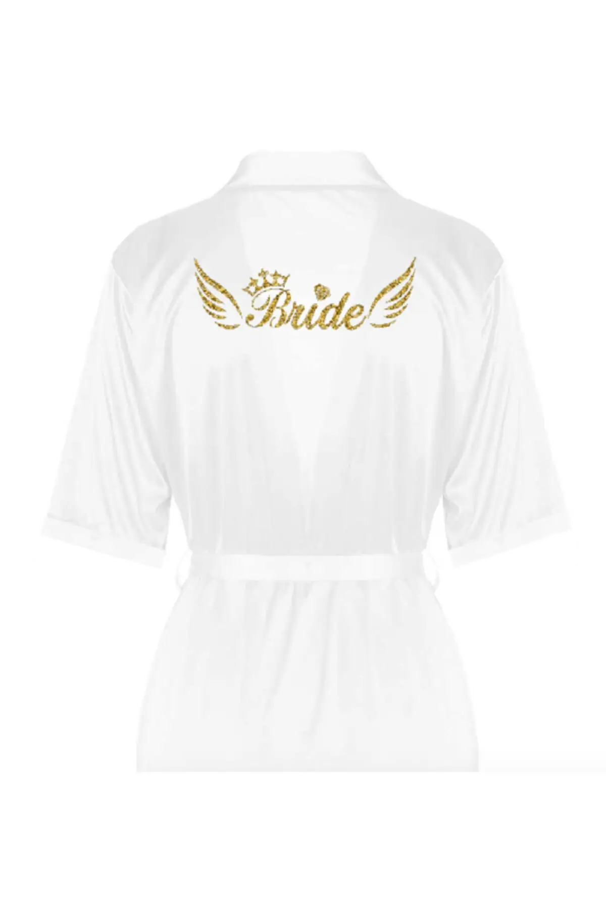 

Dressing Gown Bride , Printed Silvery Gold Fashion Robe Robe Robe Sexy Peignoir Kimono Bride Sleepwear Night Gown