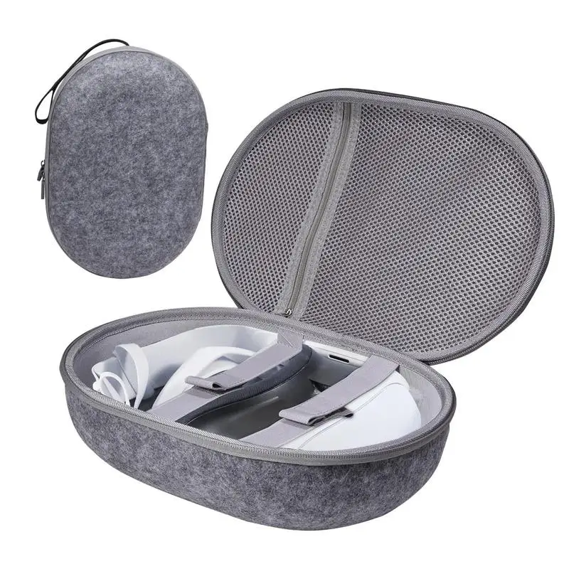 

For Meta-Quest3 Storage Bag Portable Travel Protective VR Carrying Case Dustproof Vast Capacity Soft Pouch For Meta-Quest3