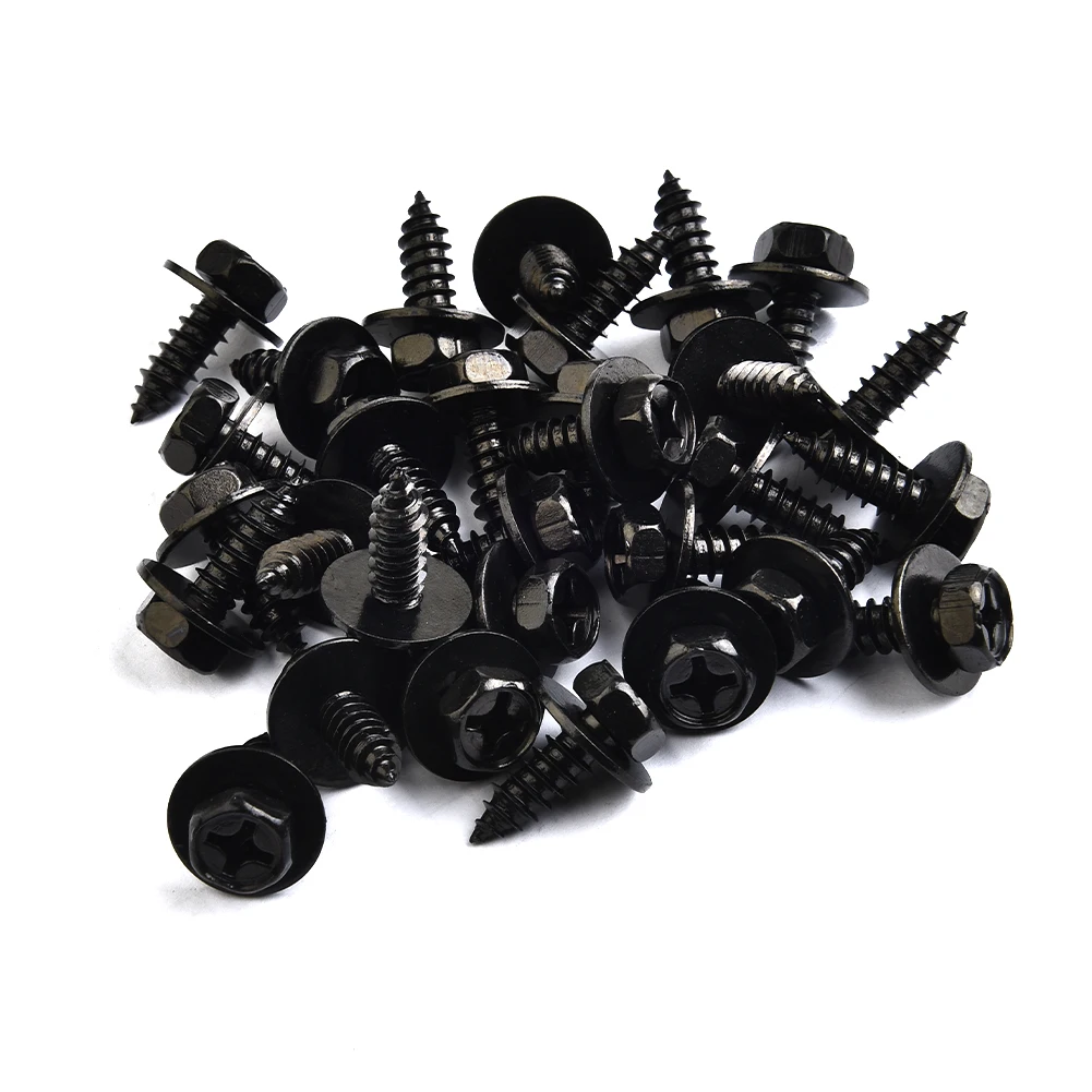 

Car Bolt Retainers​ Screw Bolt Retainers​ Accessories Parts Useful Retainer Screw 30Pcs For Toyota 90159-60498