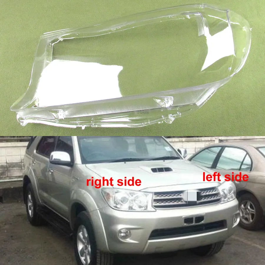 

Налобный фонарь для Toyota Fortuner 2008 2009 2010 2011 2012, налобный фонарь, налобный фонарь, корпус, объектив из оргстекла, замена оригинального абажура