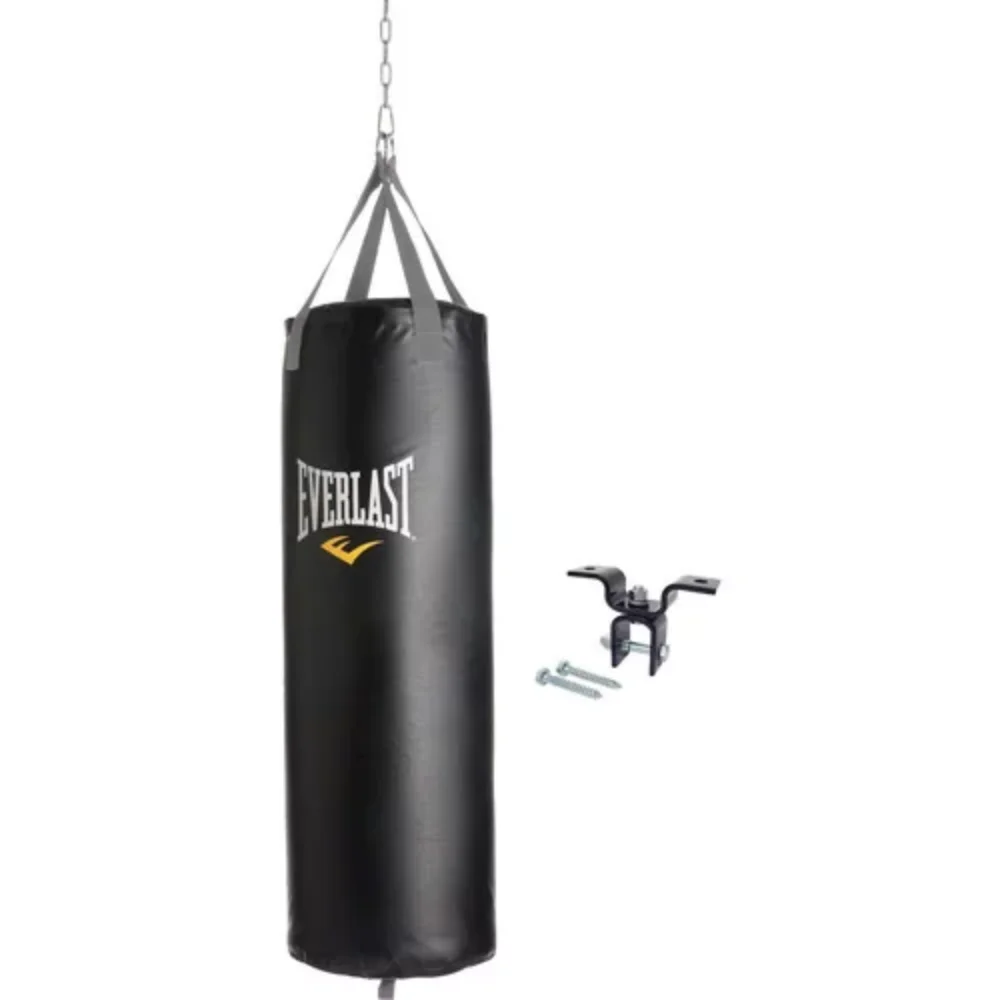 70-lb Heavy Bag Kit Boxing Punching Bag Muay Thai Training Pressure Relief Bounce Back Sandbag Kickboxing Bag