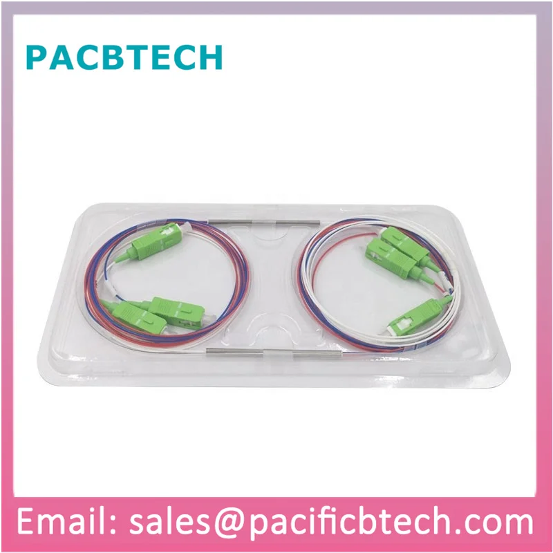 1x2 1: 1 одномодовый мини-поляризационный уход PM FBT Micro волоконно-оптический