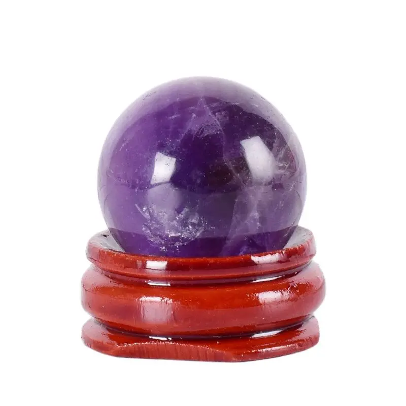 

Шарики для массажа рук Undrill 25 мм Шар из натурального аметиста Yoni, Хрустальный минеральный камень, сфера, аксессуары для домашнего декора, мас...