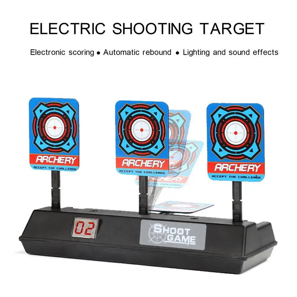 

Электрическая подсветка, 3-позиционная мишень с автоматическим возвратом, со вспышкой