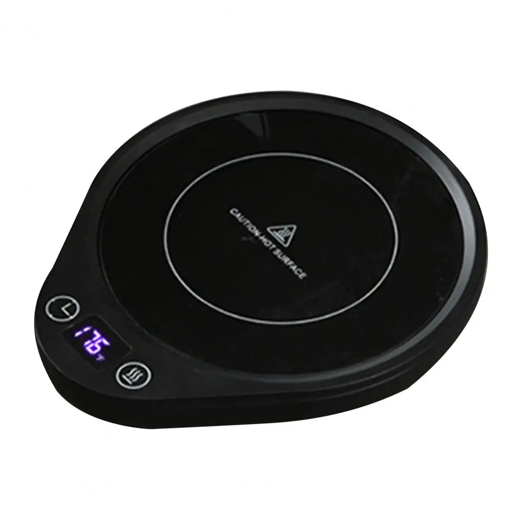 

Heating Coaster 1 Set Practical Heating Evenly 2-12H Timing Cup Heater Coffee Mug Warmer Timer Heater Tray for Dining Room
