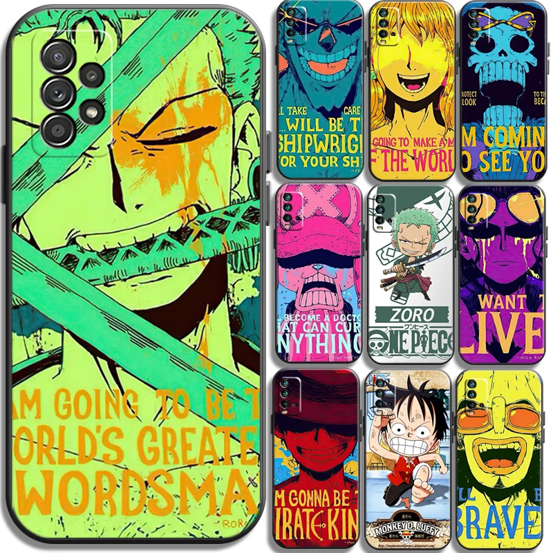 

One Piece Japanese Anime Phone Cases For Xiaomi Redmi Redmi 7 7A Note 8 Pro 8T 8 2021 8 7 7 Pro 8 8A 8 Pro Funda Back Cover