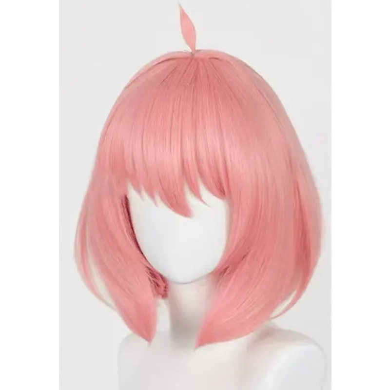 Playmaker Ania Folger Spy Girl Розовый Парик Боб Аниме Аксессуар Для Косплея Женщин Веселые