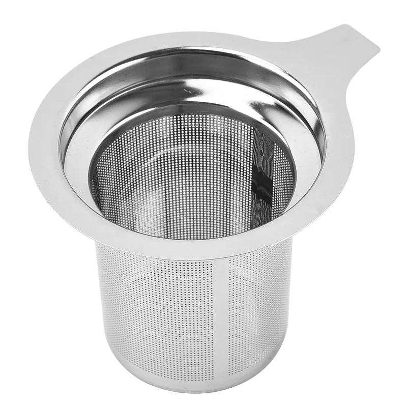 

304 Stainless Steel Tea Infusers Metal Pipe Shape Etching Mesh Design Separator Maker Strainer Kitchen Accessories Tools