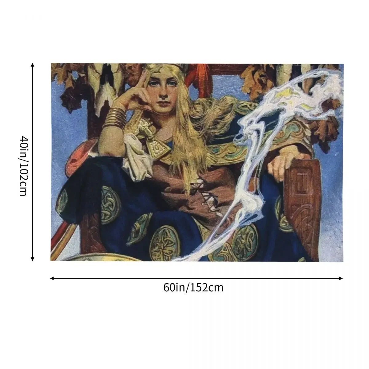 Queen Maeve - J.C. Leyendecker Гобелен Декоративный настенный декор Эстетические украшения