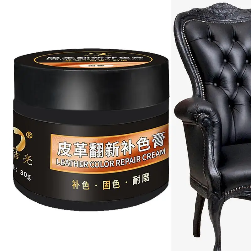 

Leather Recoloring Balm 1.05oz Car Scratch Repair Multipurpose Leather Repair Gel Leather Conditioner Quick Drying Formula