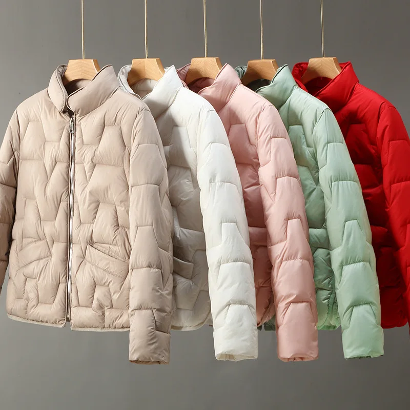 

Winter Jacket Women 2022 Cotton Women's Short Korean Loose Cotton Female Clothing Short Warm Solid Cotton Jacket Thickened