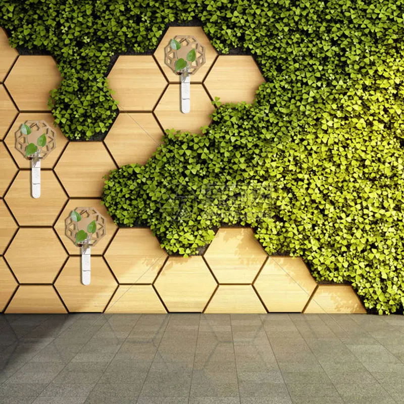 Настенная подставка для гидропоники стеллаж домашней гостиной цветочный горшок