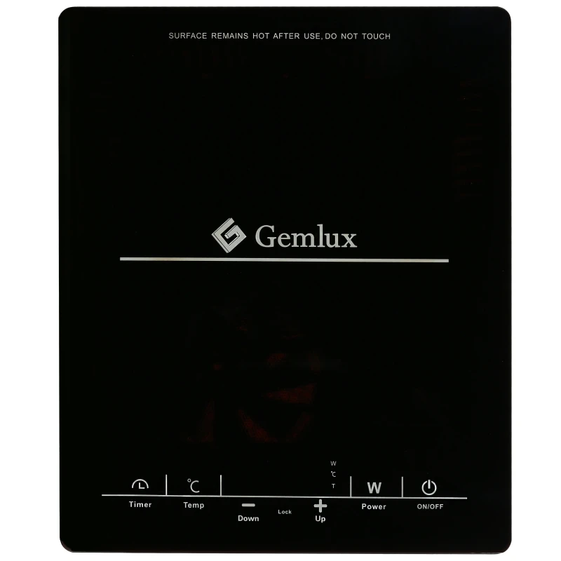 Плита электрическая GEMLUX GL-IP212 (мощность 2000 Вт 1 конфорка корпус из нержавеющей