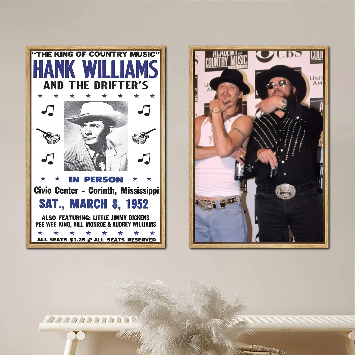 Hank Williams III Poster Painting 24x36 Wall Art Canvas Posters room decor Modern Family bedroom Decoration Art wall decor