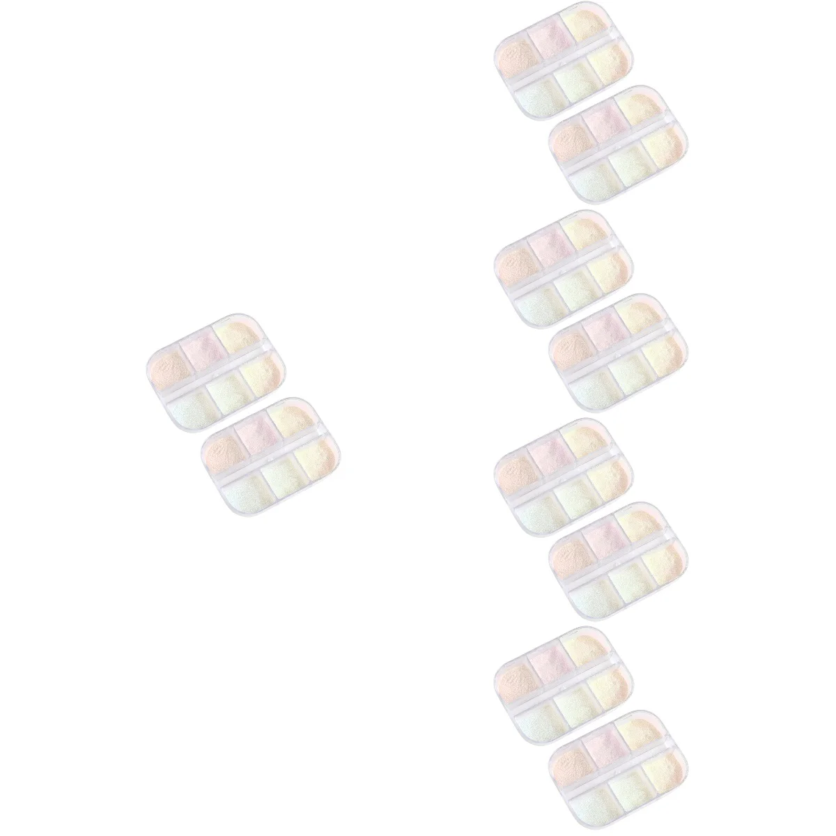 

10 Boxes Nail Iridescent Holographic