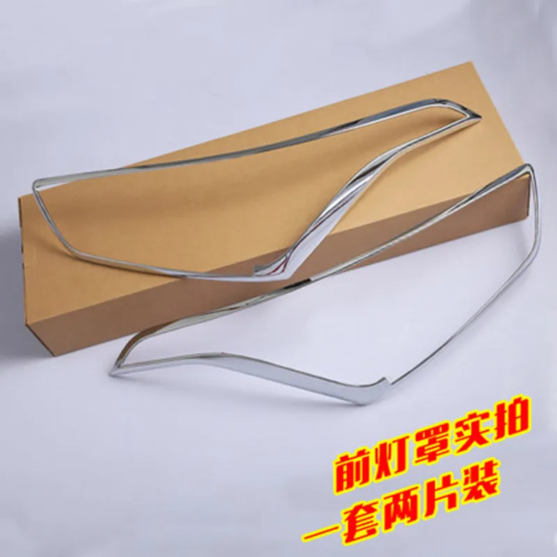 

Хромированные накладки на передние и задние фары из АБС-пластика для Hyundai Creta ix25 2014 2015 2016