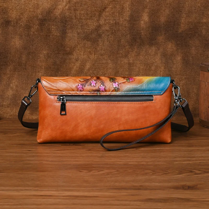 Новинка весна-лето 2024 маленькая сумка верхний слой из воловьей кожи кросс-боди