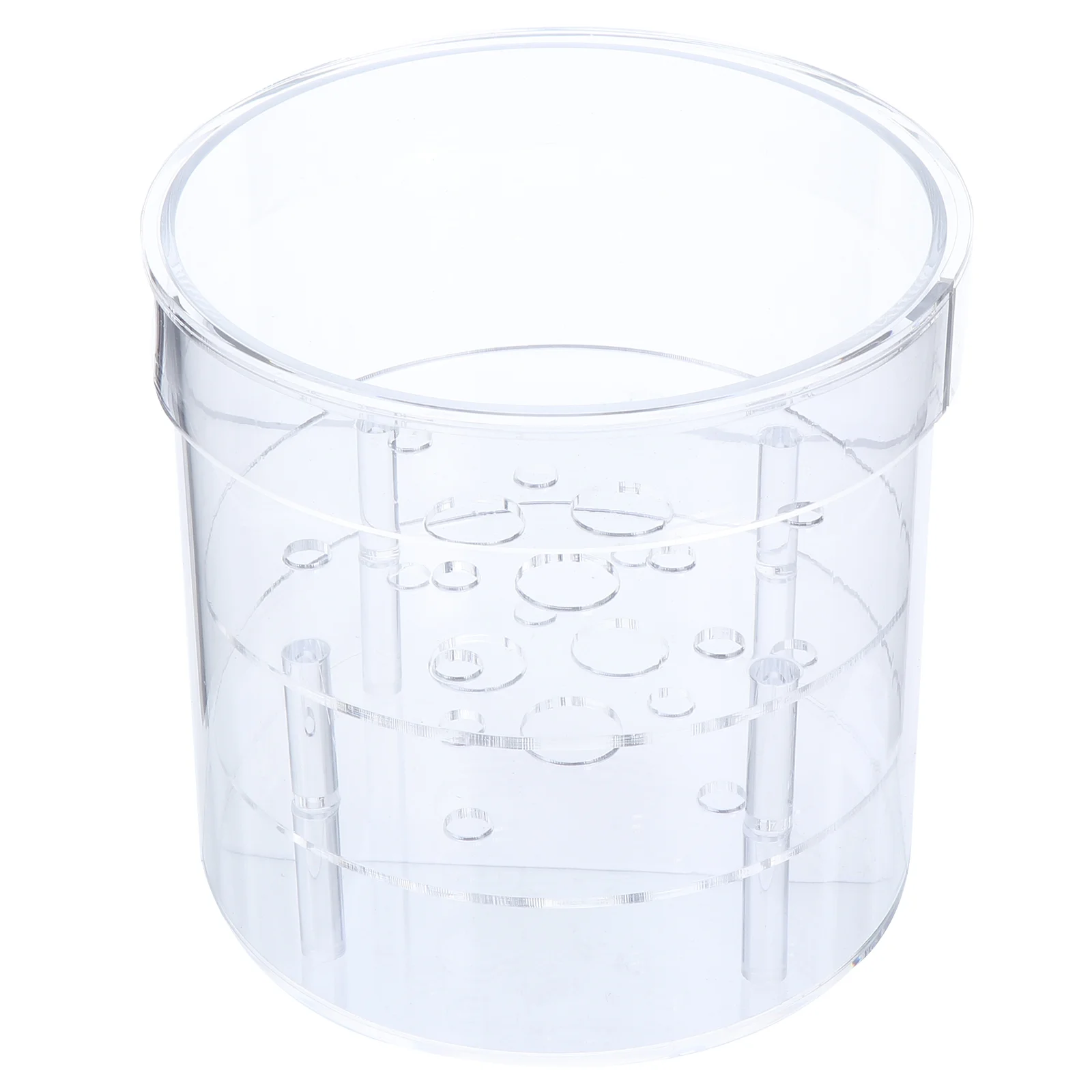 

Box Flower Transparent Display Acrylic Rose Fresh Keeping Round Preserved Desktop Storage Wedding Bouquet Preservation