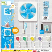 original japanese yell anime cute capsule toys simulation furniture model movable kawaii mini exhaust fan pendant gift