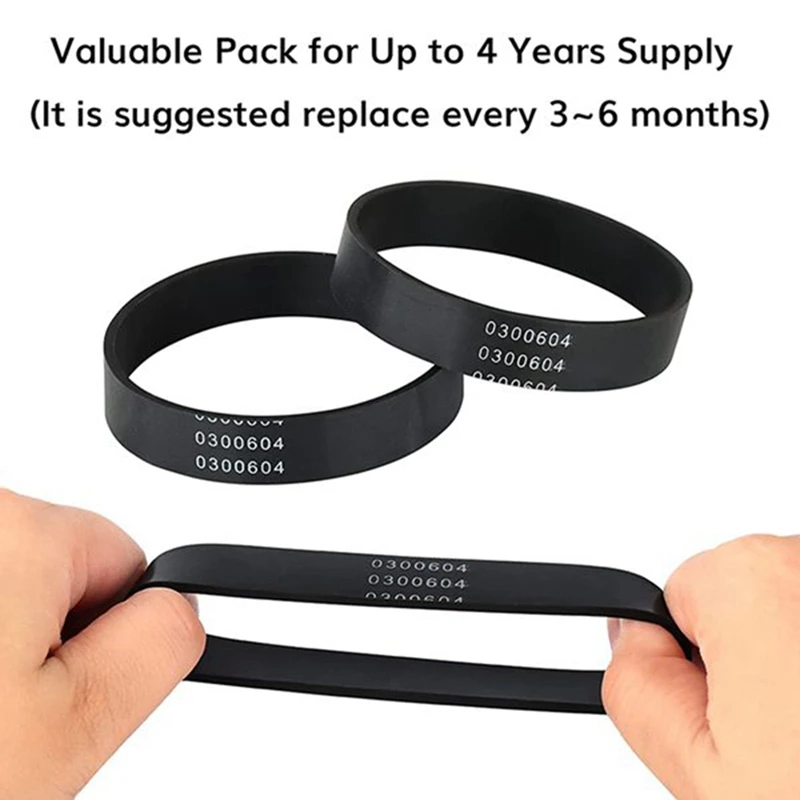 Сменные ремни вакуумного ремня 6 шт. совместимые с Oreck XL 0300604 Детали вертикального