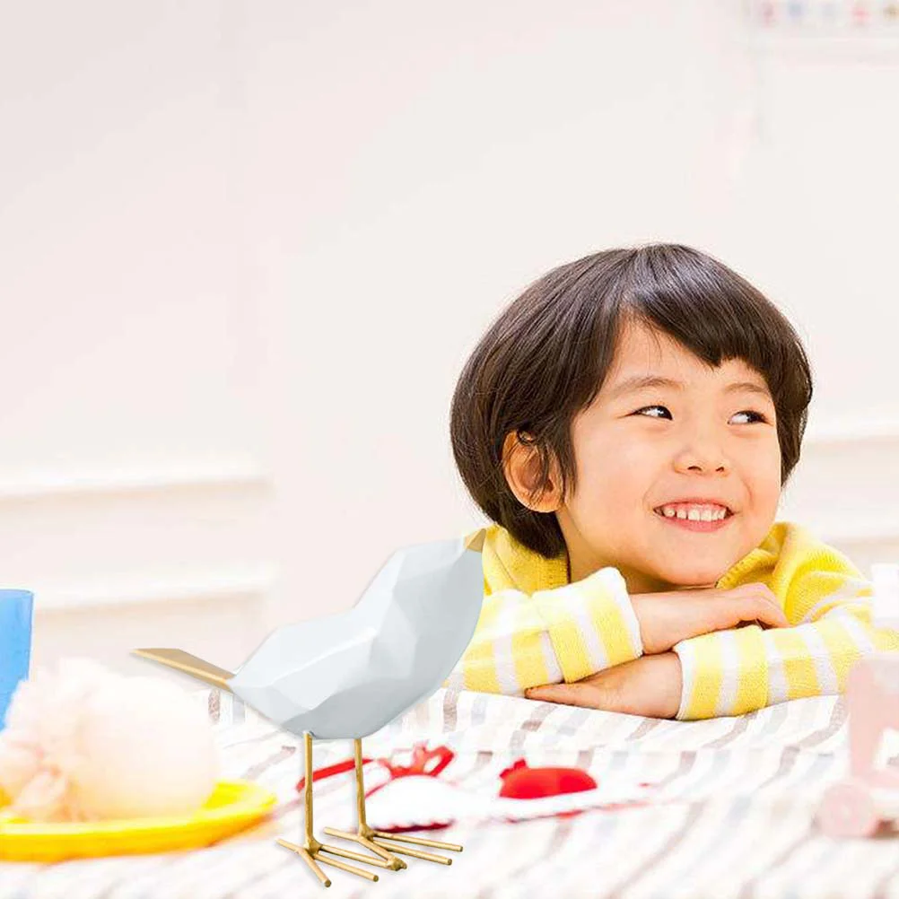 

Bird Resin Decor Home Desktop Statues Figurinesornament Sculpture Birds Craft Decorative Tabletop Houses The Decorations Model