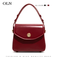 wine red vintage womens shoulder strap handbag small square handbag luxury designer leather white shoulder bag for women