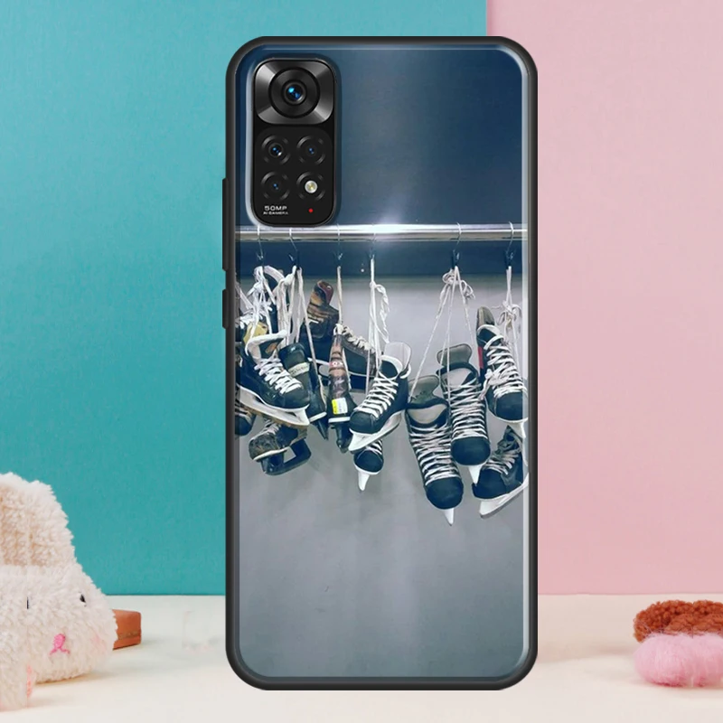 Спортивный чехол для хоккейного спорта Xiaomi Redmi Note 14 13 12 Pro 11 9 10 9S 10S 11S 12S 14C 13C 10C 12C Cover